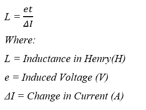 Applied formula in electrical circuits