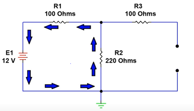 Calculating voltage source current
