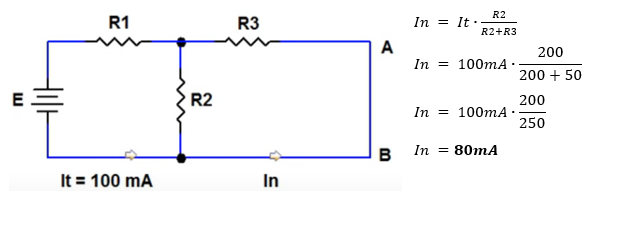 Sample circuit with values